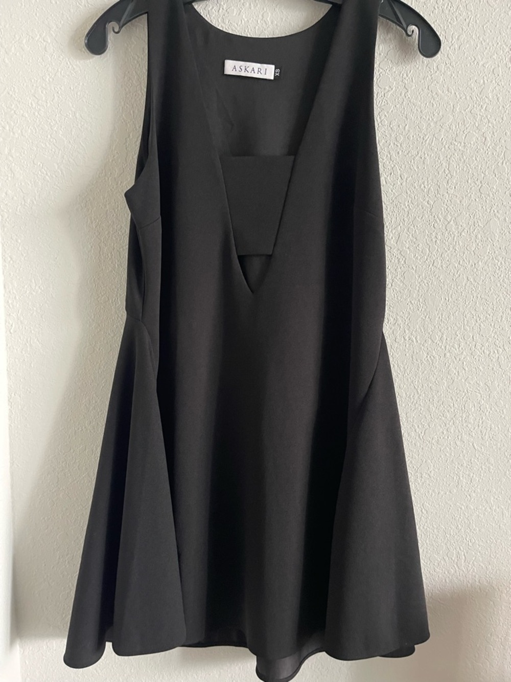 Askari Little Black Cocktail Dress With Midriff Cutout